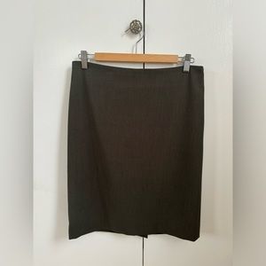 MM Lafleur Dark Green Pencil Skirt, Size 4